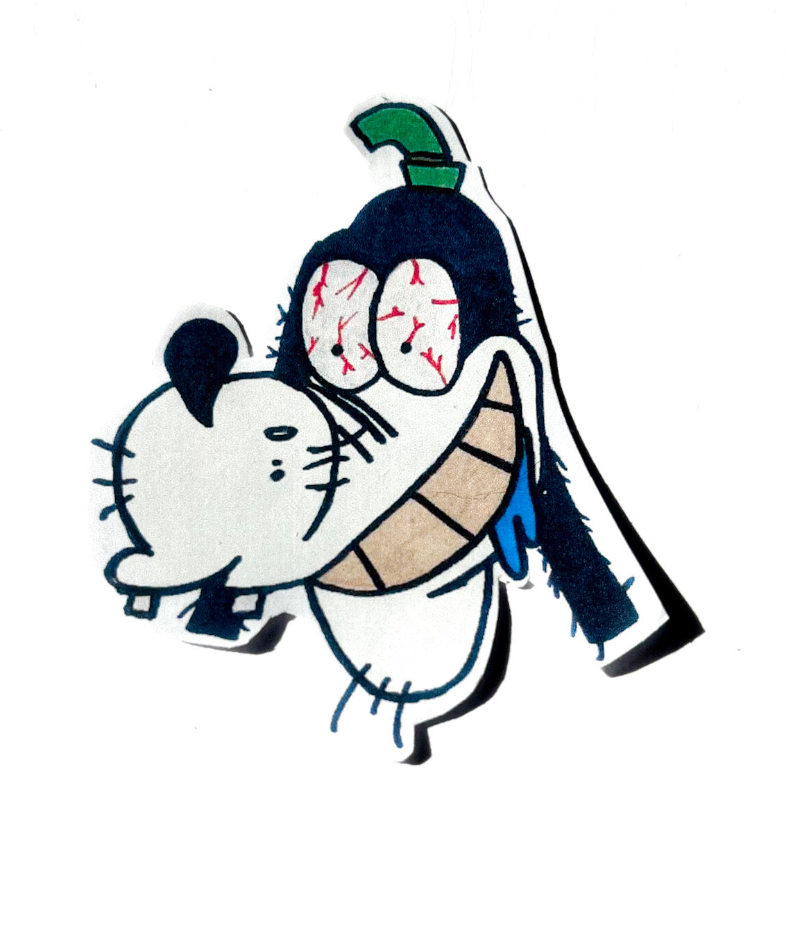 Crazed Goofy sticker