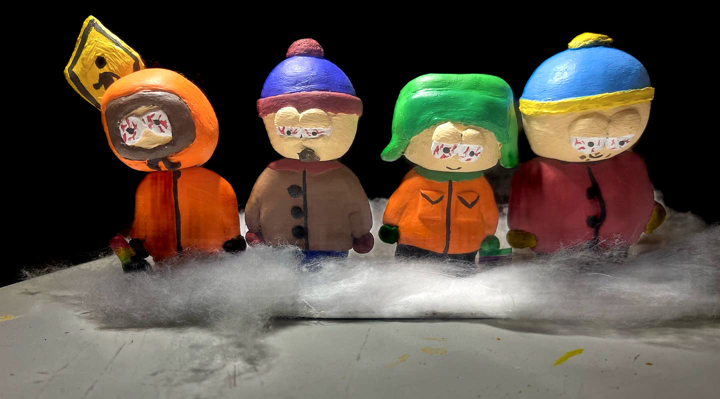 Stoner South clay sculpture