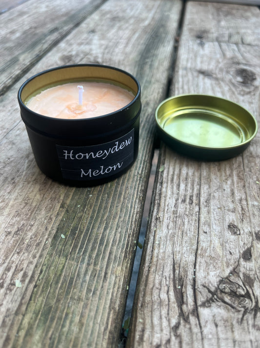Honeydew melon 4 ounce candle