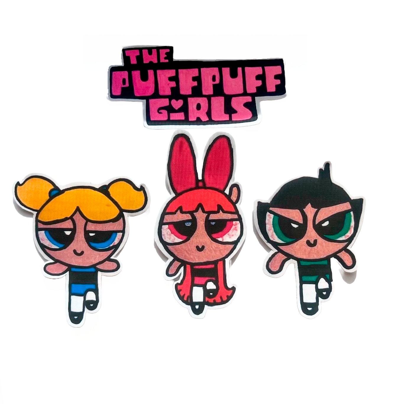 Puffpuff girls stickers