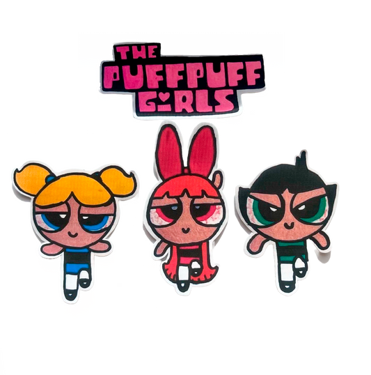 Puffpuff girls stickers
