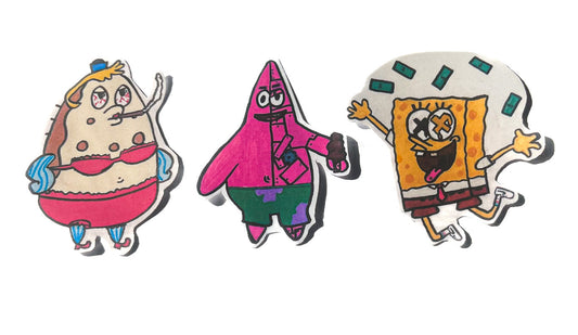 SpongeBob Characters stickers